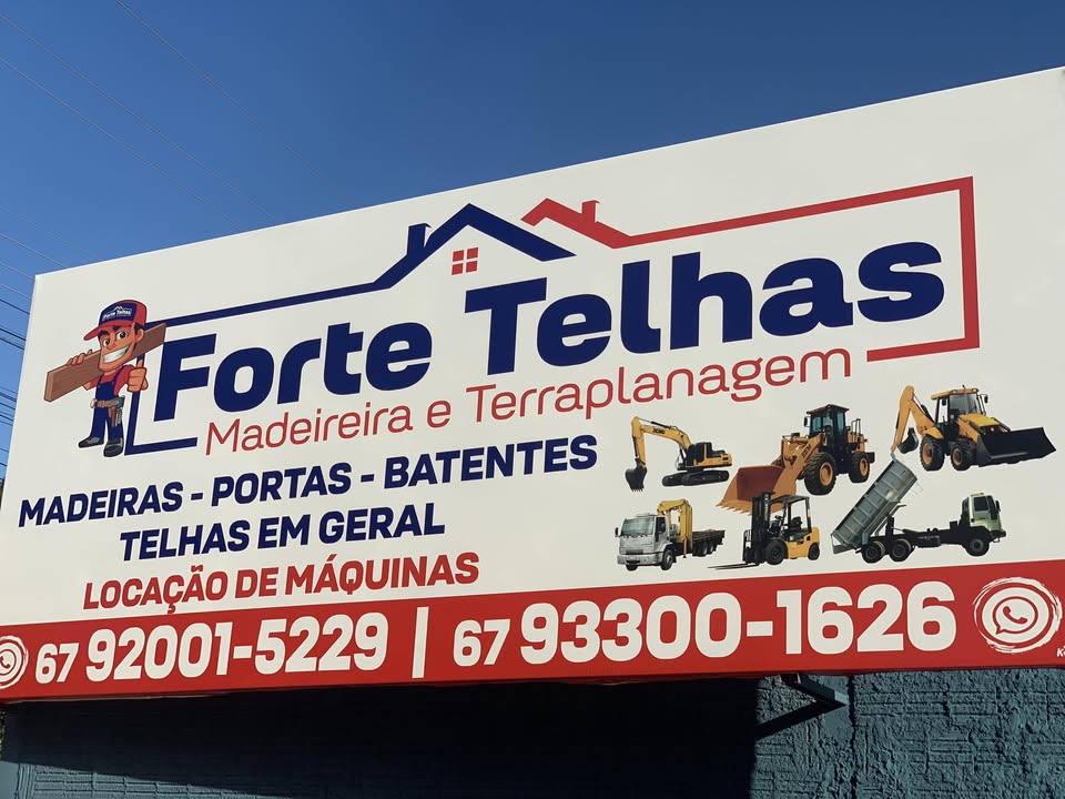 Forte Telhas Madeireira e Terraplanagem